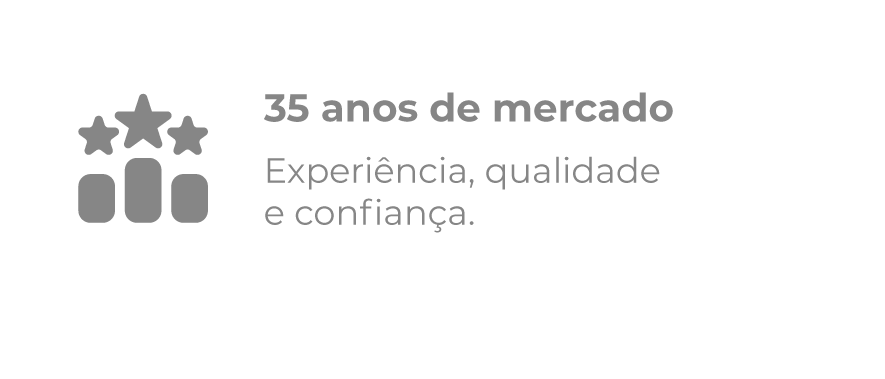 35 anos de mercado